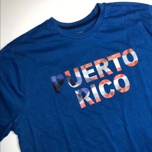 NWT New Puerto Rico Mitre Large Soccer Tee t shirt